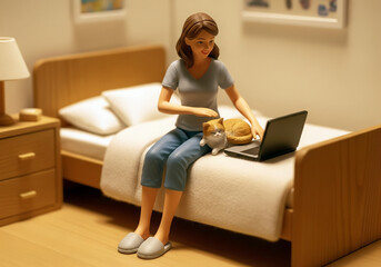 Work from home, The funny co-worker