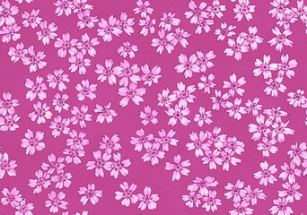 シームレスな芝桜の背景素材