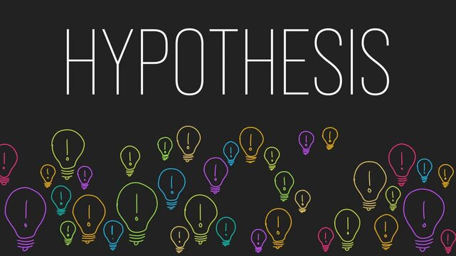 Hypothesis Bulb Colorful Sketch Blink Dark Bottom Texture 