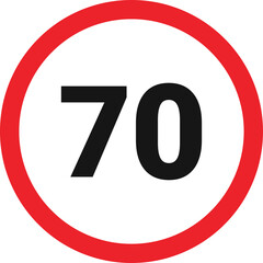 speed limit sign