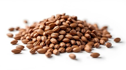 coffee beans on white background