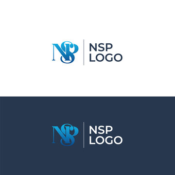 NSP logo, psn logo, snp logo design
