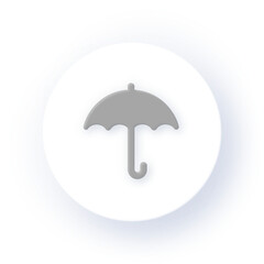 Neumorphism Icon Weather Icon Soft Drop Shadow on Dark Background Neumorphic UI UX Design User Interface Neumorphism Shadow