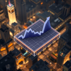 Isometric 3D Crypto Market Polygon MATIC Burn