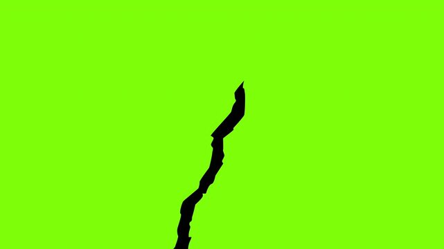 Sketch crack, Surface cracked ground, Split terrain after earthquake, crack concrete