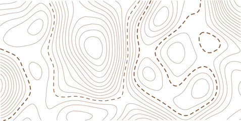 Fototapeta premium Luxury Gold Topographic Map Background