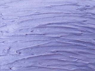 Close up of purple cream detergent texture background	