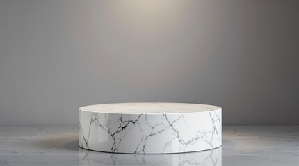 Marble podium pedestal showcase presentation display backdrop