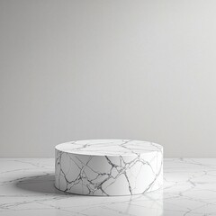 Marble pedestal stand for product display