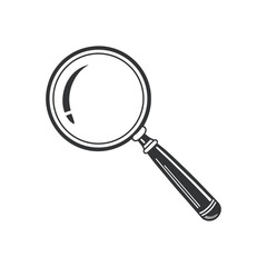 Magnifying Glass Icon – Search Tool and Investigation Symbol Vector (EPS)
