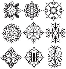 MANDALA logo  vector illustration template icon,
