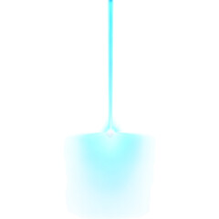 Abstract Cyan Light Beam Background: Futuristic, Serene, and Clean Digital Art