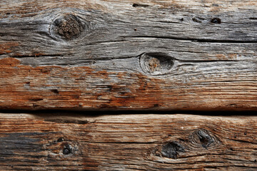Naklejka premium Old wooden board background
