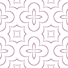 A repeating pattern of floral and geometric shapes creates a harmonious and decorative design. Subtle variations in the pattern offer a sense of depth and intricacy.