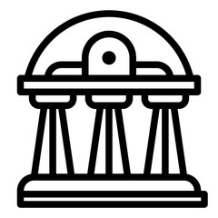 Geometric Graduation Cap Icon