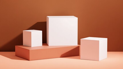 Minimalist product display boxes