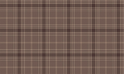 Seamless plaid pattern, beige, brown, warm, classic feel, suitable for designing clothes, skirts, pants, dresses, suits, blankets, other textiles and fashion, vector illustration.