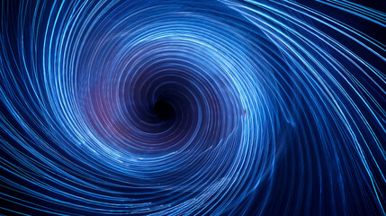 Seamless Macro: Reality-Bending Vortex with Curved Linear Elements

