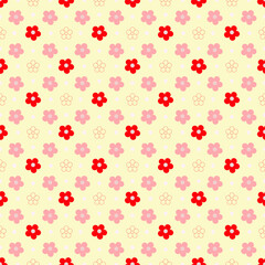 seamless floral pattern, flower pattern design for, background print for fabric, clothing, wrapping paper, cover