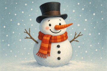 Whimsical Snowman Charm, Christmas, Snowman, Winter, Xmas, Holiday, Decorations, Snow, Santa, Festive