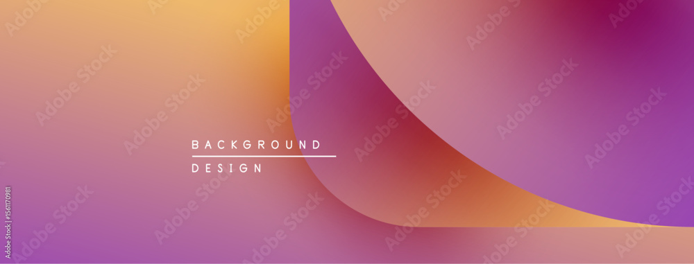Poster Abstract gradient background. Soft color transitions create modern design. Minimalist aesthetic, suitable for digital projects.