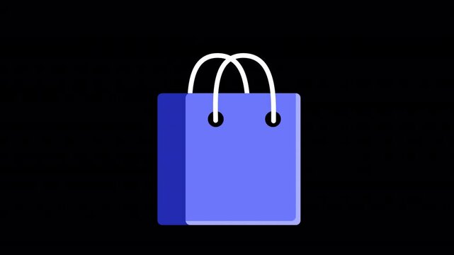Shopping Bags And Sale Icon is a stylish and colorful animated shopping bags icon. It is ideal for shopping content and social media online store advertising.
