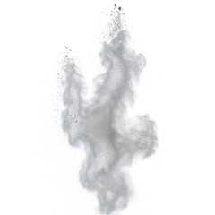 Lightweight white smoke puff with airy transparency and clean motion – PNG Transparent Background.