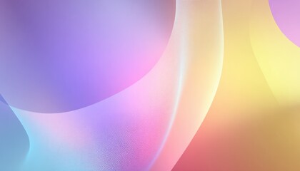 Abstract colorful gradient background with smooth curves and soft lighting for creative design projects