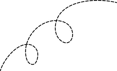 Dashed Squiggly Line