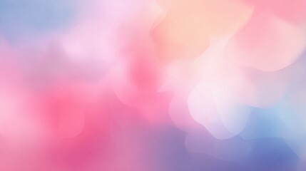 Soft pastel abstract background with gentle hues of pink and blue blending seamlessly, ideal for design