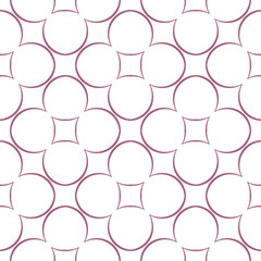 A pattern of interconnected circles and star-like shapes creates a symmetrical and geometric design. The repeating motifs give a sense of harmony and rhythm.