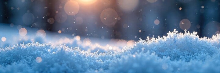 Shimmering ice crystals sparkle in the frosty winter air, a breathtaking display of cold, glittering beauty Perfect for winter, holiday, or nature themes , ethereal, glitter, crystal