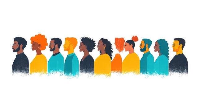 Anti-discrimination campaign graphic promoting equality, workplace inclusion, civil rights, social justice, fairness, minority representation, anti-prejudice advocacy, diversity awareness