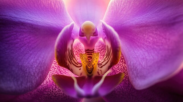 Close-up orchid blossom