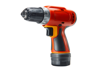 Impact Driver Tool on Bright White Background