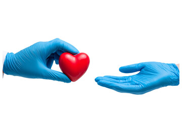 Transparent PNG available
doctor hands giving a red heart, health care, organ donation, family life insurance, world heart day, world health day, praying concept.