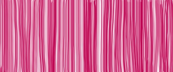 An abstract background featuring dense, vertical stripes of varying shades of magenta and white,...