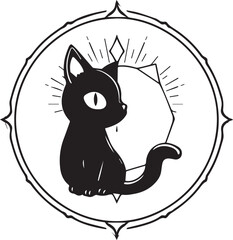  Cat vector art