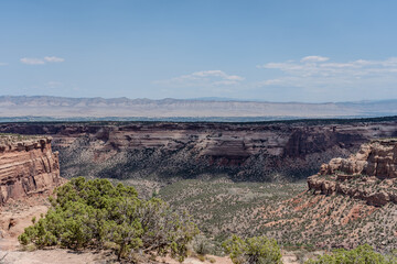 Fototapeta premium Scenic Landscape of Colorado National Monument in Western Colorado