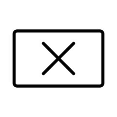 Fototapeta premium Backspace icon