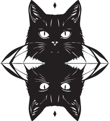  Cat vector art