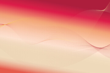 Vibrant Blood Red Abstract Background Wave Art
