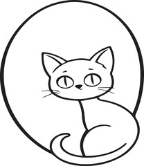  Cat vector art