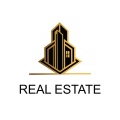 Obraz premium Real estate logo