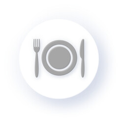 Neumorphism Icon Plate Icon Soft Drop Shadow on Dark Background Neumorphic UI UX Design User Interface Neumorphism Shadow