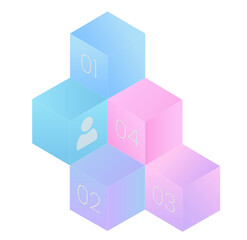 Business and Technology Infographic Glasmorphism Eps