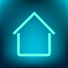 Fototapeta premium Vector icon on a blue background with a gradient