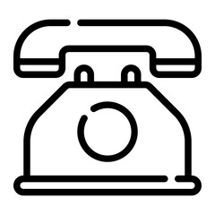 old phone line icon