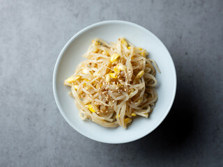 Seasoned Bean Sprouts, Korean food,