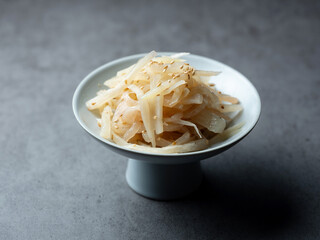 balloon flower root salad, Korean food